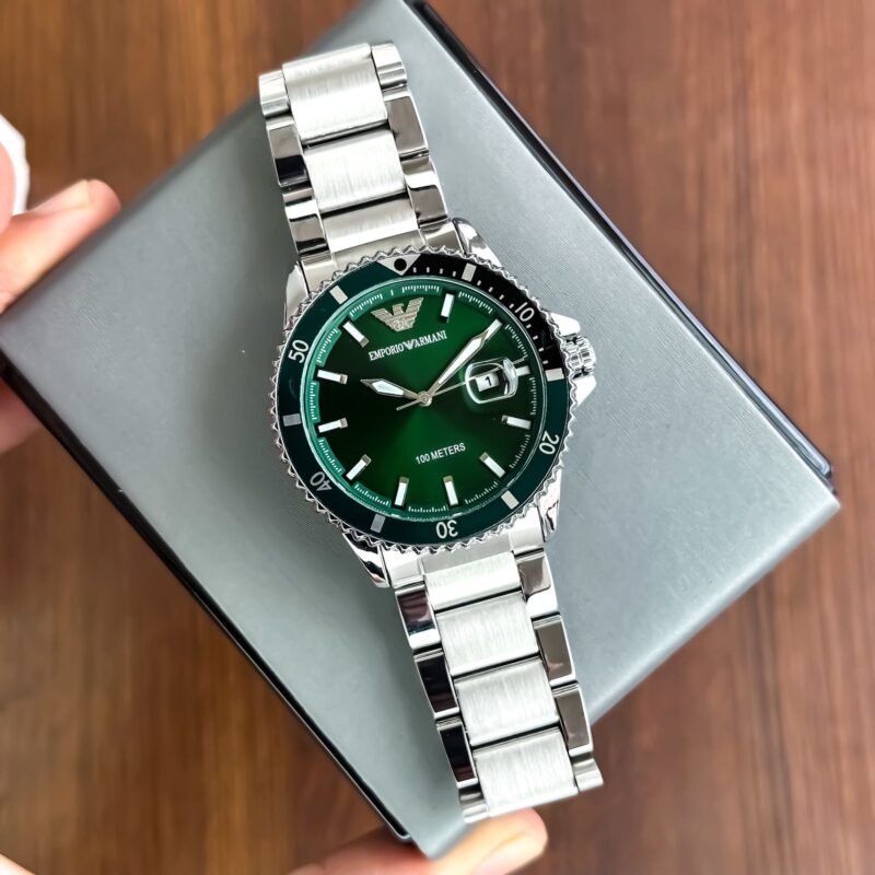 Emporio Armani Diver Series green dial