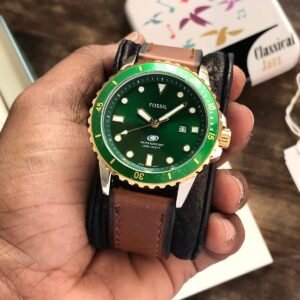 Fossil Three-Hand Date Tan LiteHide