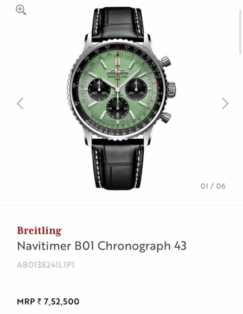 Legendary Breitling Navitimer B01 Chronograph