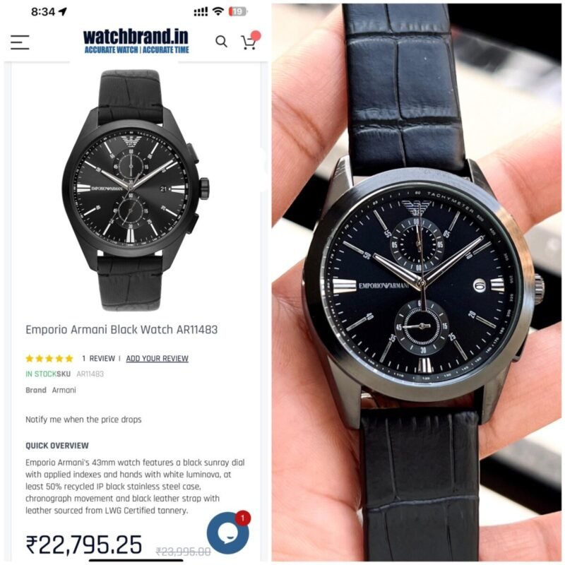 Emporio Armani Modern Leather band