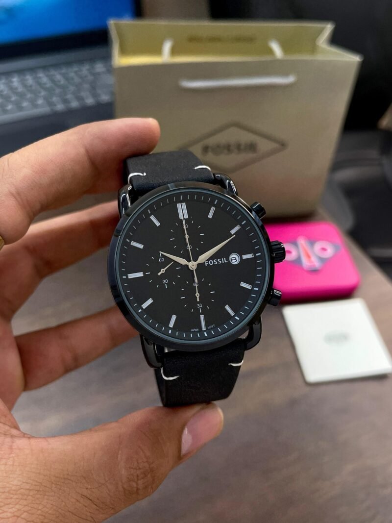 Fossil Commuter Collection Black