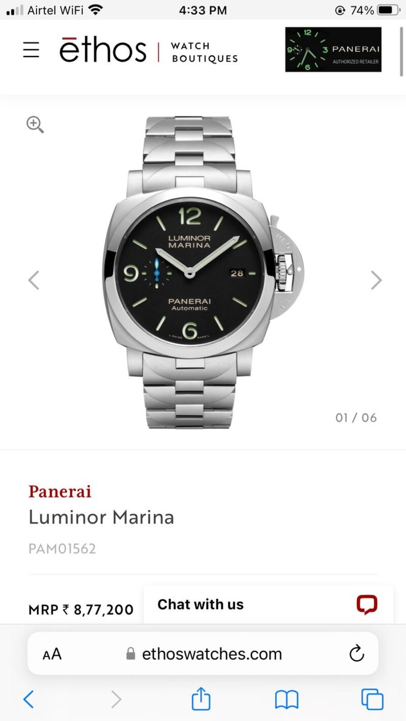 Luminor Panerai Marina Navy Seal