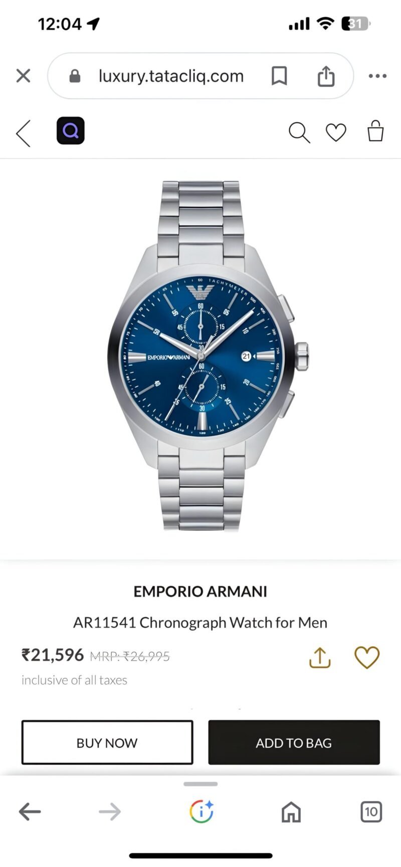 Emporio Armani Claudio AR11541