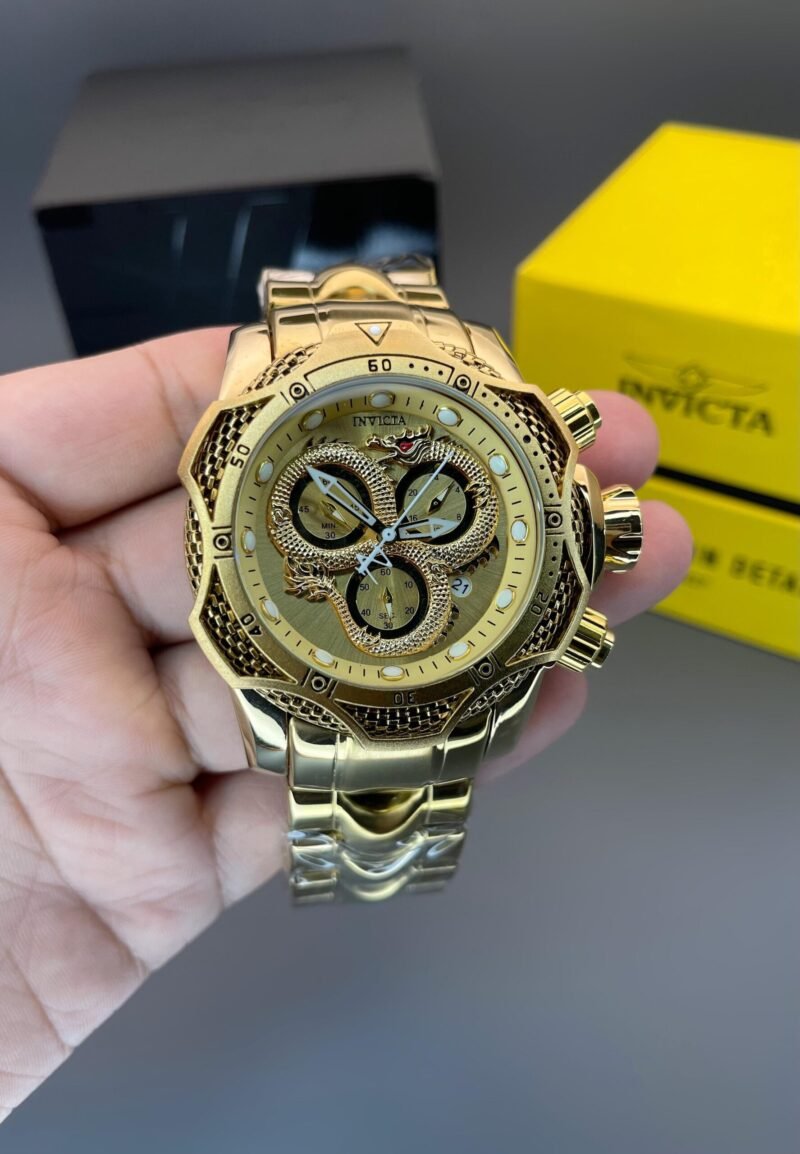 Invicta Venom Chronograph Golden