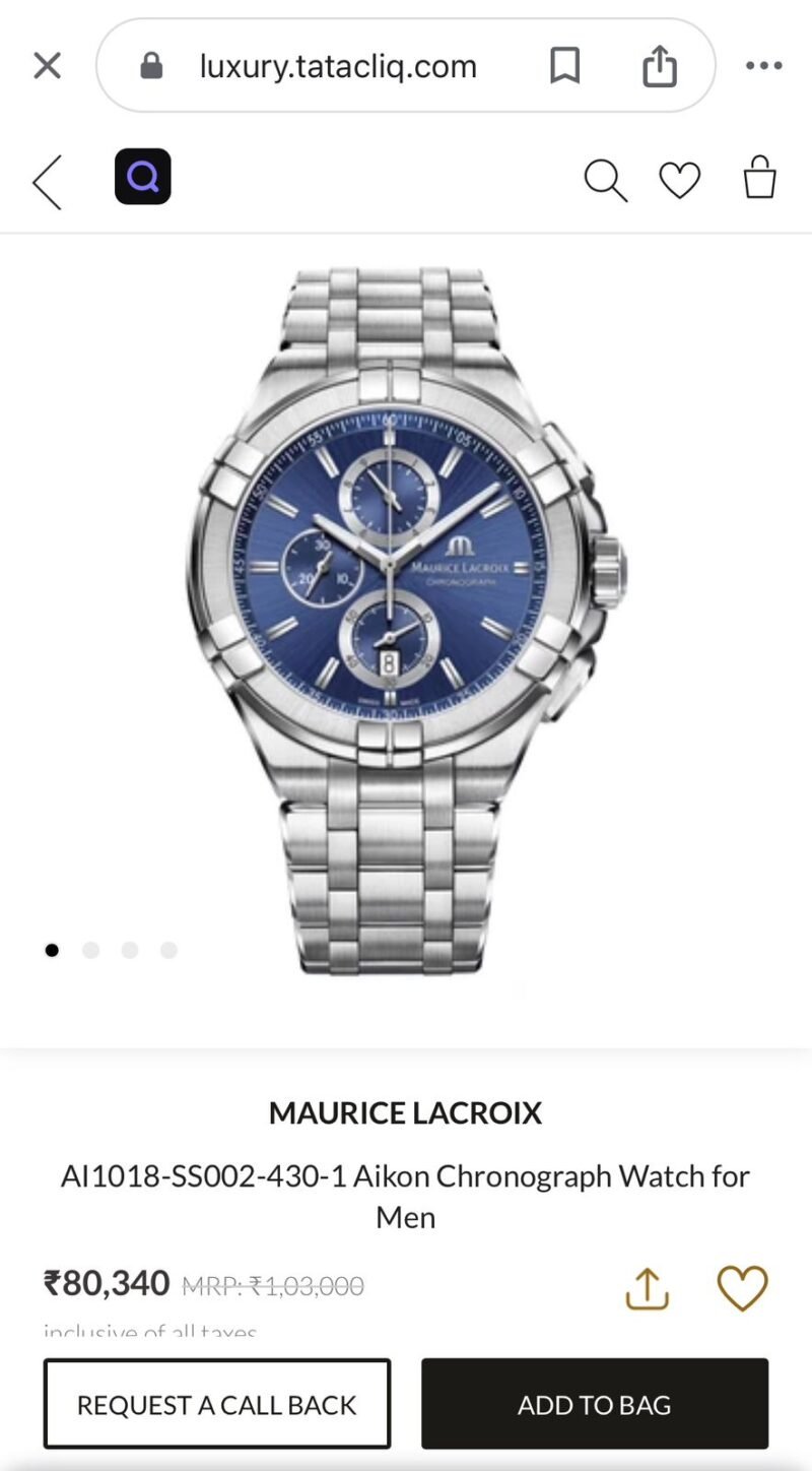 Maurice Lacroix Aikon Quartz Authentic