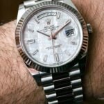 Rolex Day Date Marble Brown