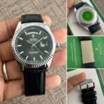 Rolex Day Date Croco Black