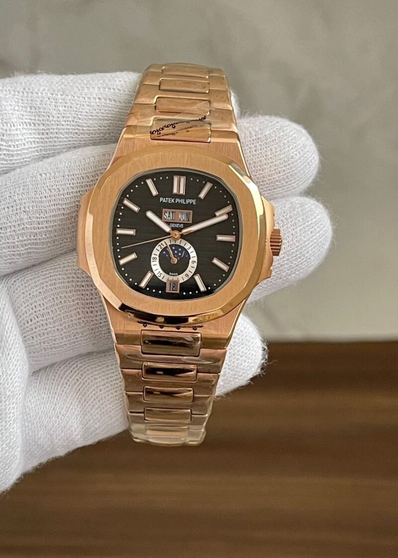 Patek Philippe Nautilus White Sun Moon
