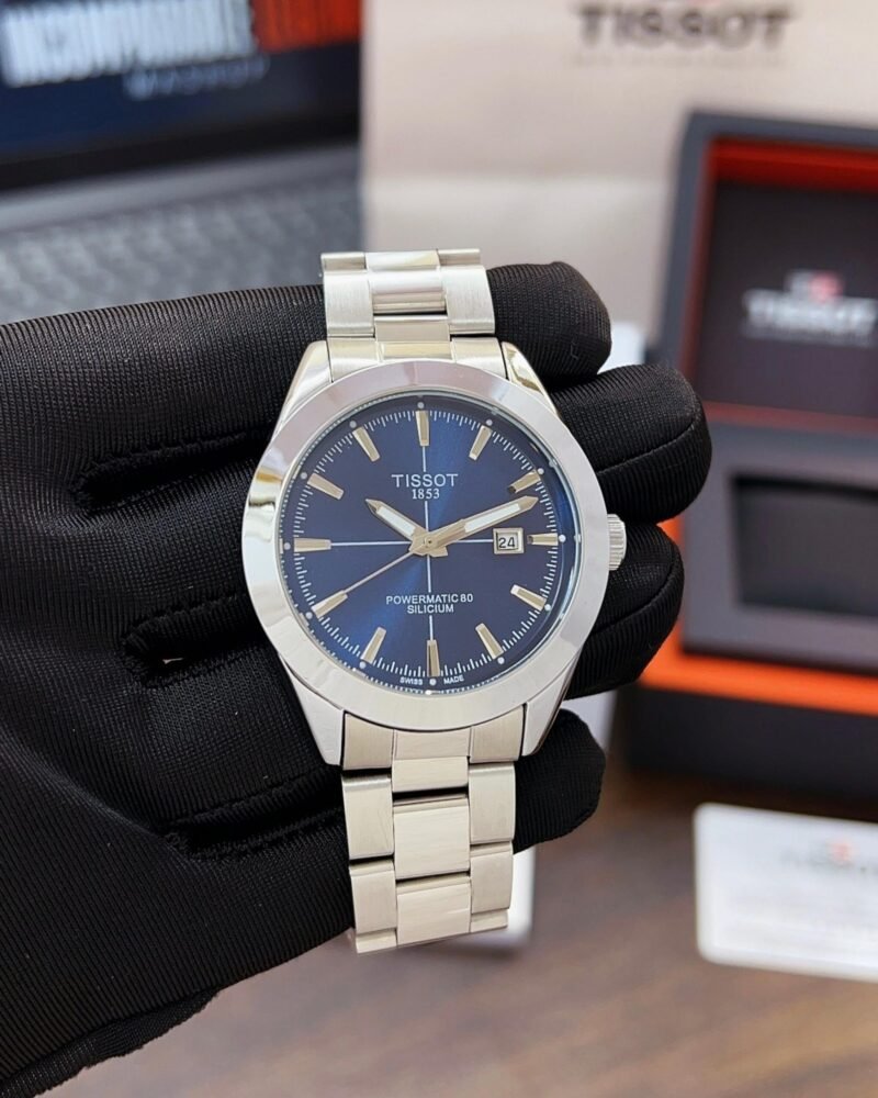 TISSOT GENTLEMAN POWERMATIC 80 SILICIUM BLUE
