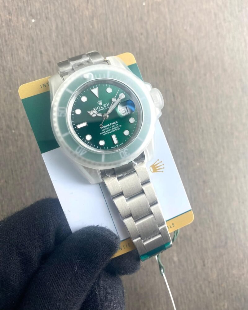 Rolex Submarine Silver Green