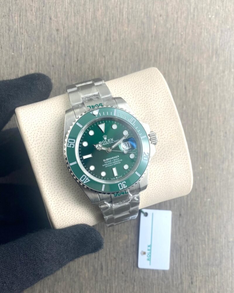 Rolex Submarine Silver Green