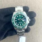 Rolex Submarine Silver Green