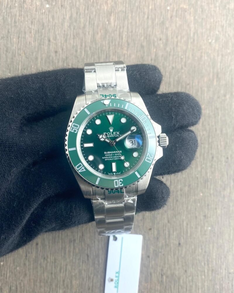 Rolex Submarine Silver Green