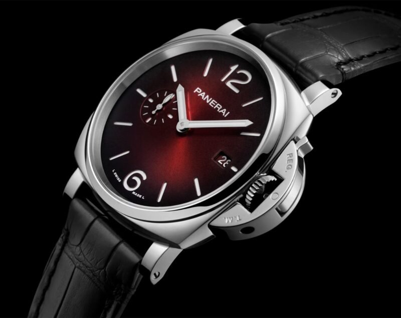 Luminor Panerai Due Burgundy Dial
