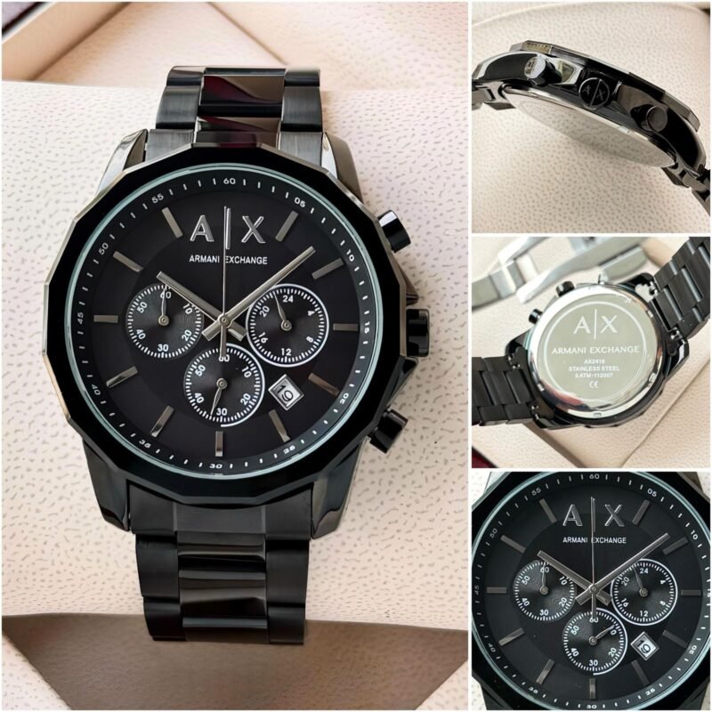 Armani Exchange Mens Black AX1722