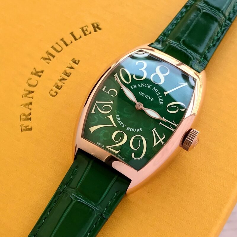 Frank Muller Crazy Hours Rosegold Green