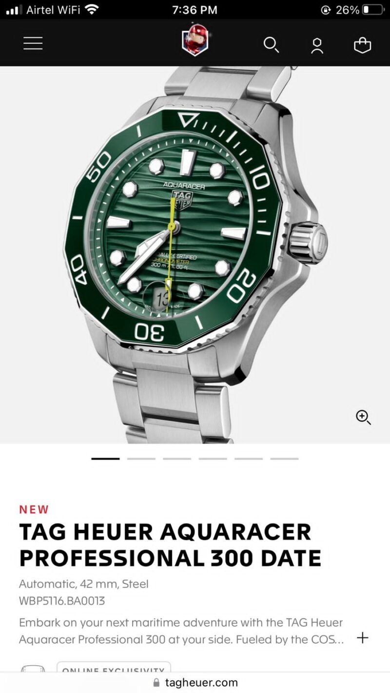 Tag Heuer Aquaracer Calibre 7 Automatic