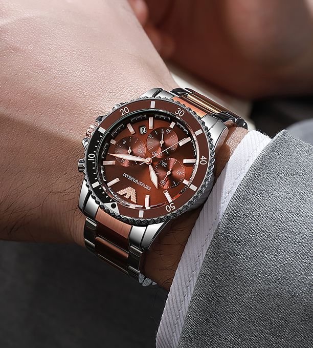 Emporio Armani Brown Chronograph