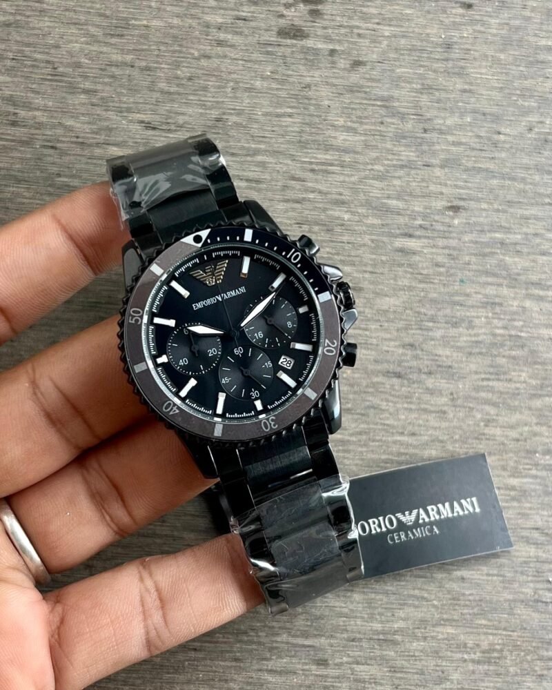 Emporio Armani Black Chronograph