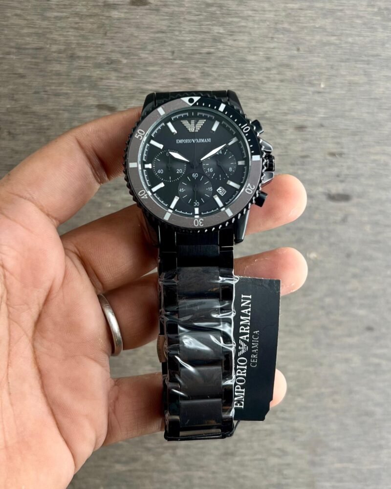 Emporio Armani Black Chronograph