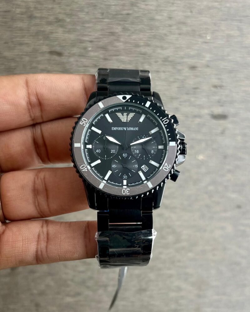 Emporio Armani Black Chronograph