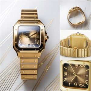 Cartier Santos Gold Elegant