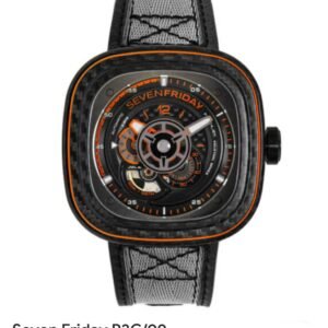 SEVEN FRIDAY ORANGE CARBON