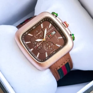 Gucci Square Chronograph Working