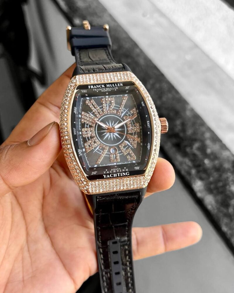 Franck muller Rose Gold Daimond With Dail Diomand