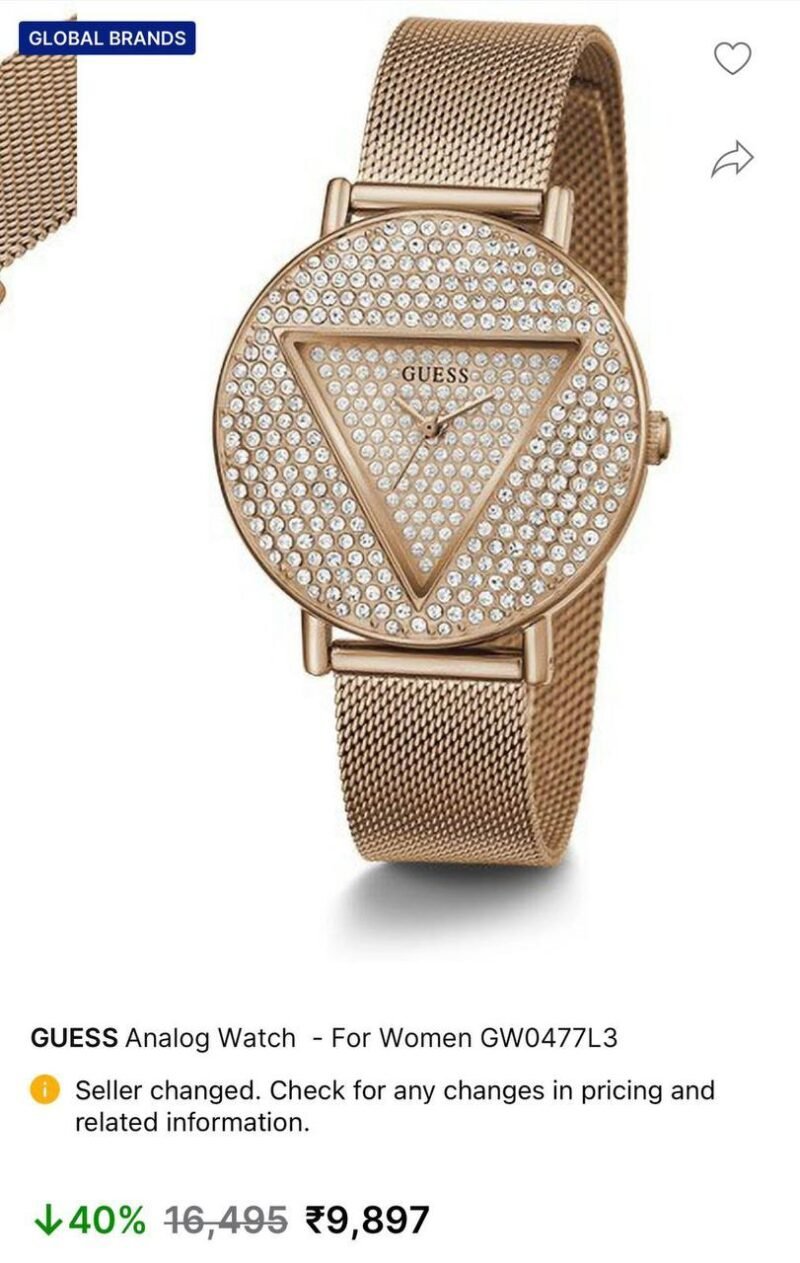 Guess Gc Iconic Rose Gold