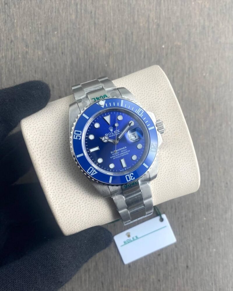 ROLEX Submarine Silver Blue
