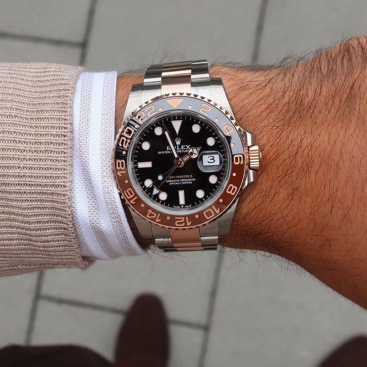 Rolex Gmt Tu tone Swiss Semi
