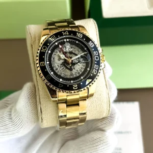 Rolex GMT Master Black Rolex Skeleton Dial