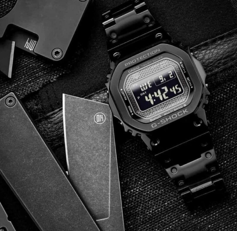 G Shock Metal Black
