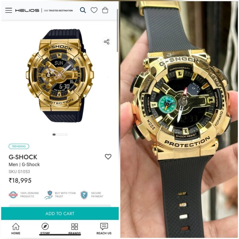 G-Shock GM-110 Black Gold