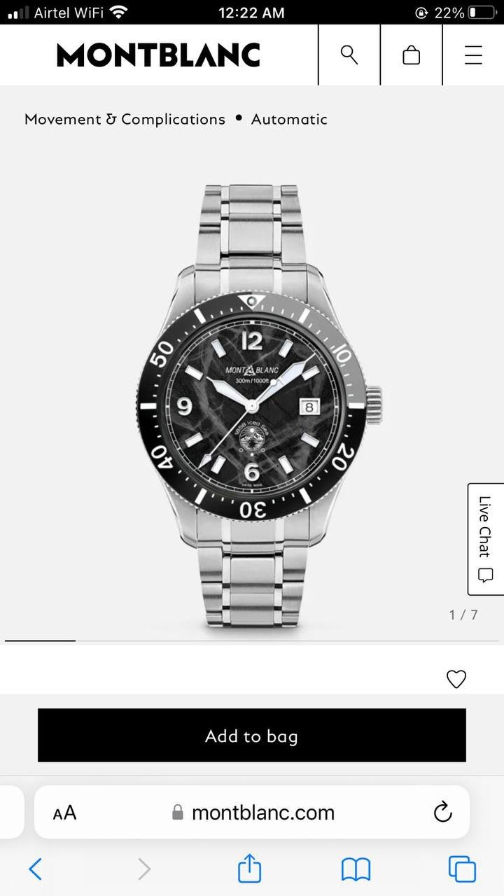 Montblanc 1858 Iced Sea