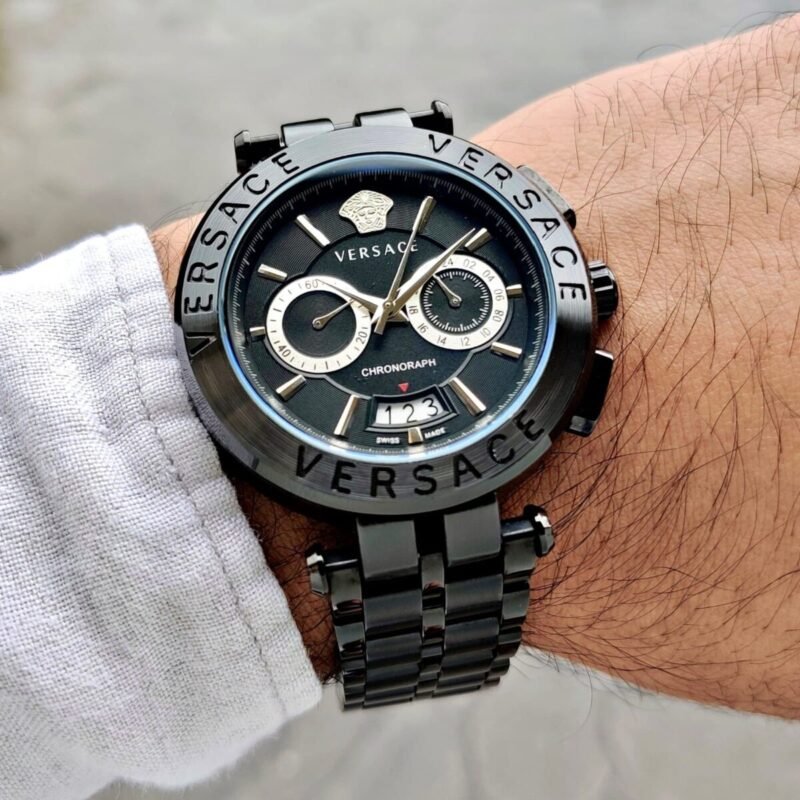 Versace Aion Chronograph in Black