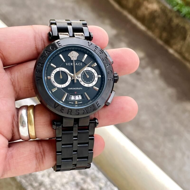 Versace Aion Chronograph in Black
