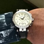Versace Watch With Leather Strap