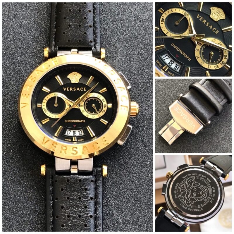 Versace Chronograph Gold&Black
