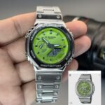 G shock Gm 2100d Silver Green