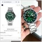 Emporio Armani Diver Series green dial