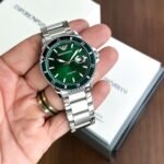 Emporio Armani Diver Series green dial