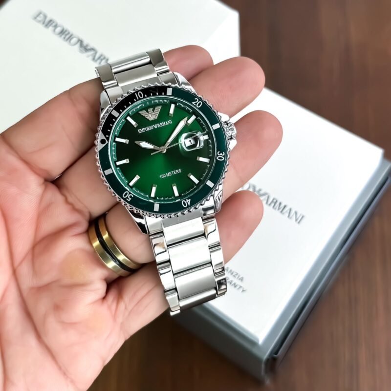 Emporio Armani Diver Series green dial