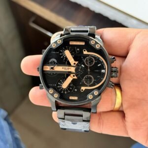 Diesel big daddy Black Rose gold