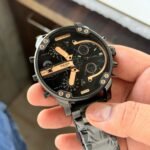 Diesel big daddy Black Rose gold