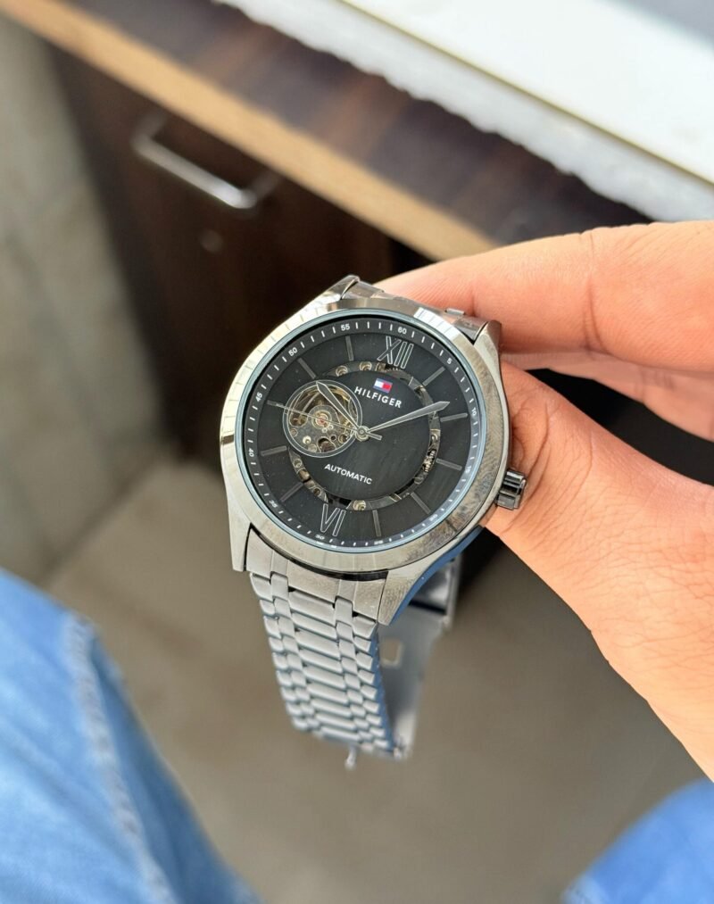 Tommy Hilfiger Modren Black Automatic