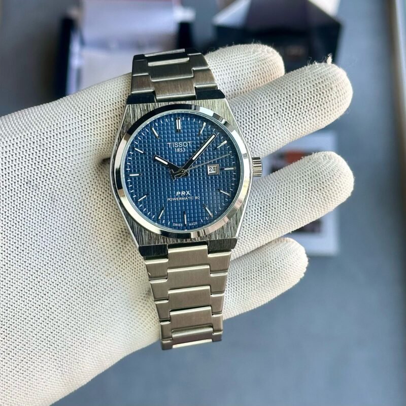 Tissot Prx Silver blue