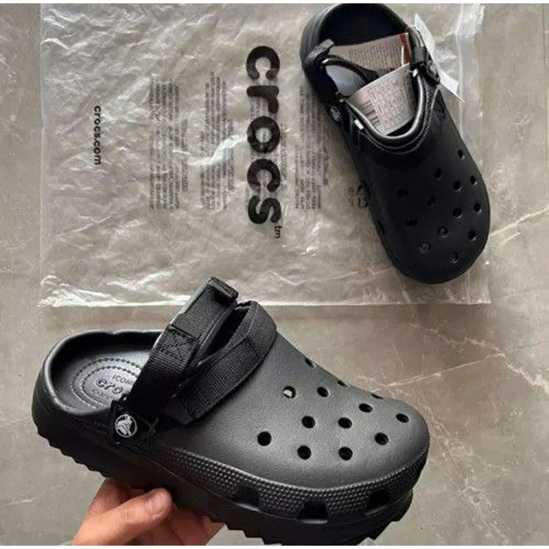 Imported Crocs Hiker Clogs All Black (TD124)