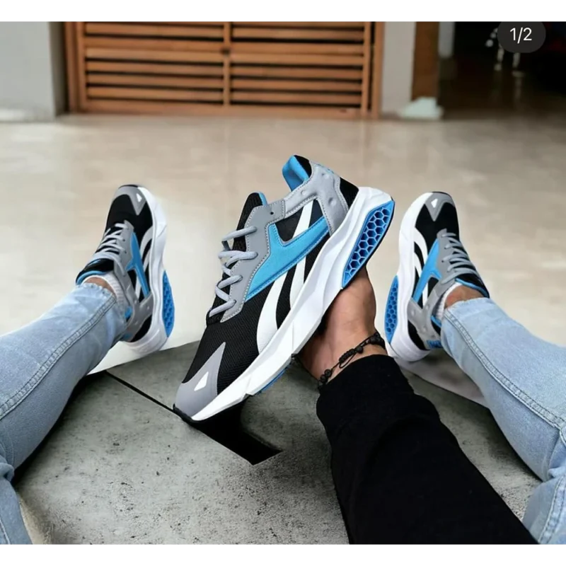 Premium Reebok Hexalite Legacy Blue Shoes for Men (BS322)